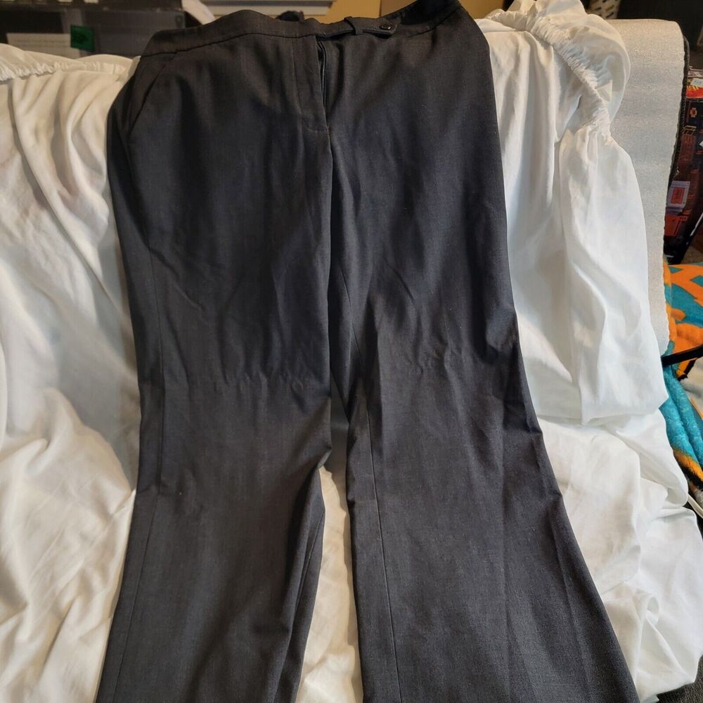 Calvin Klein Stretch Gray Classic Fit Pocket Dress Pants Sz 8